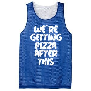 Workout Funny Design Of Were Getting Pizza After This Cool Gift Mesh Reversible Basketball Jersey Tank