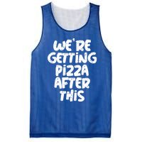 Workout Funny Design Of Were Getting Pizza After This Cool Gift Mesh Reversible Basketball Jersey Tank