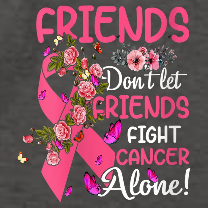 Womens Friends Don't Let Friends Fight Breast Cancer Alone Gifts Vector Backpack