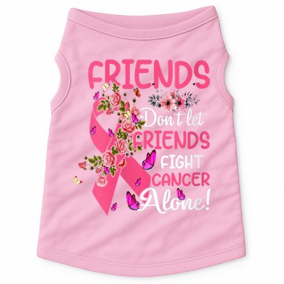 Womens Friends Don't Let Friends Fight Breast Cancer Alone Gifts Doggie Tank
