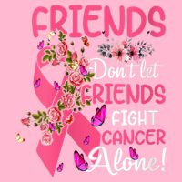 Womens Friends Don't Let Friends Fight Breast Cancer Alone Gifts Doggie Tank