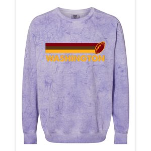 Washington Football DC Team Retro Colorblast Crewneck Sweatshirt