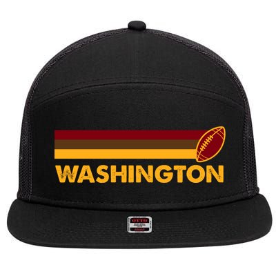 Washington Football DC Team Retro 7 Panel Mesh Trucker Snapback Hat