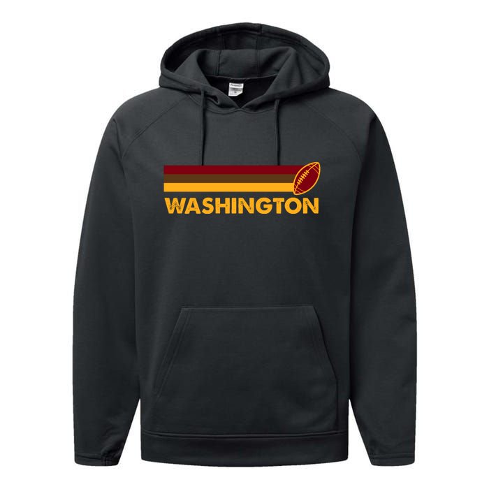 Washington Football DC Team Retro Performance Fleece Hoodie