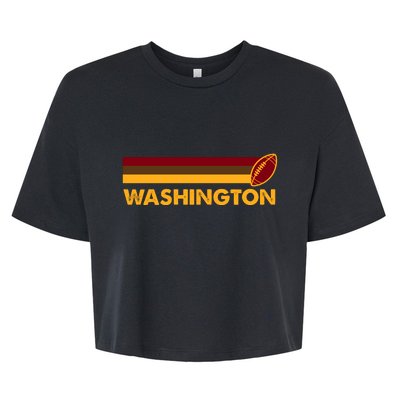 Washington Football DC Team Retro Bella+Canvas Jersey Crop Tee