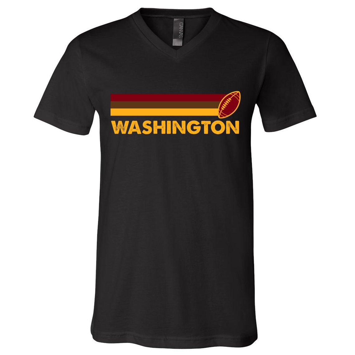 Washington Football DC Team Retro V-Neck T-Shirt