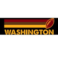 Washington Football DC Team Retro Bumper Sticker