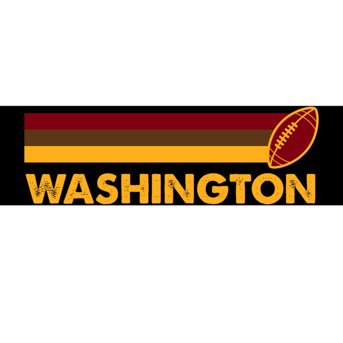 Washington Football DC Team Retro Bumper Sticker