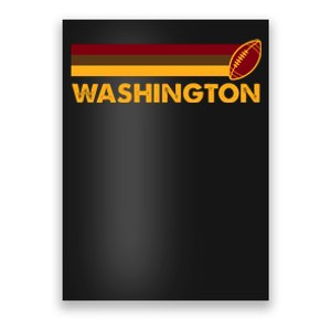 Washington Football DC Team Retro Poster