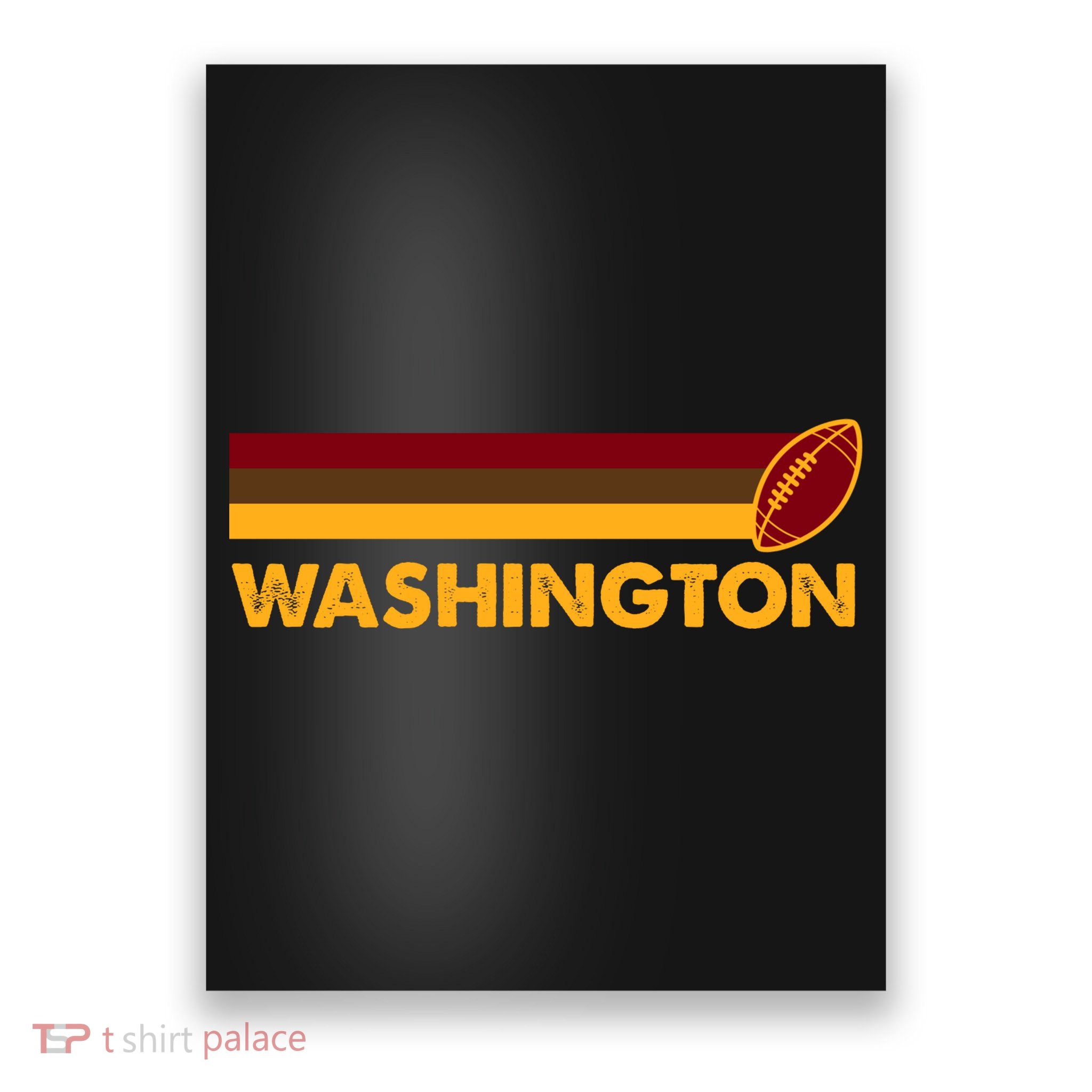 Washington Football DC Team Retro Poster