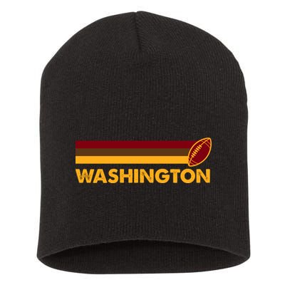 Washington Football DC Team Retro Short Acrylic Beanie