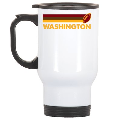 Washington Football DC Team Retro Stainless Steel Travel Mug