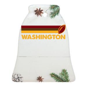 Washington Football DC Team Retro Ceramic Bell Ornament