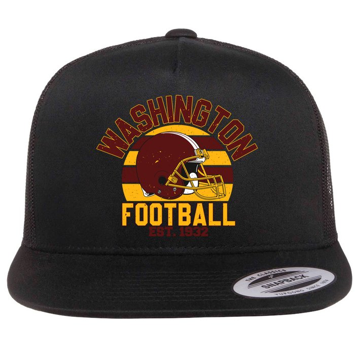 Washington Football Est 1932 Fan Flatbill Hat