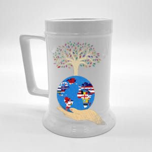 World Flags Environmental Awareness Earth Day Beer Stein