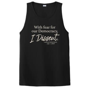 With Fear For Our Democracy I Dissent Justice Sotomayor PosiCharge Competitor Tank