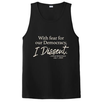 With Fear For Our Democracy I Dissent Justice Sotomayor PosiCharge Competitor Tank