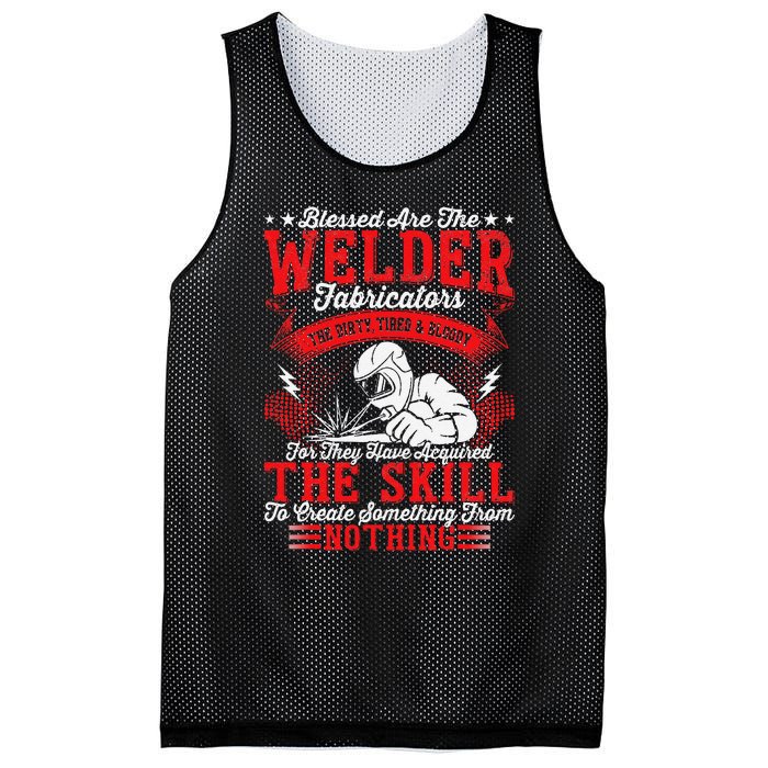 Welder Fabricators Funny Welders Welding Backside Mesh Reversible Basketball Jersey Tank