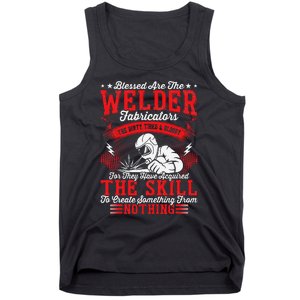 Welder Fabricators Funny Welders Welding Backside Tank Top