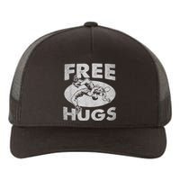 Wrestling Funny Free Hugs Wrestling Yupoong Adult 5-Panel Trucker Hat