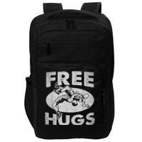 Wrestling Funny Free Hugs Wrestling Impact Tech Backpack