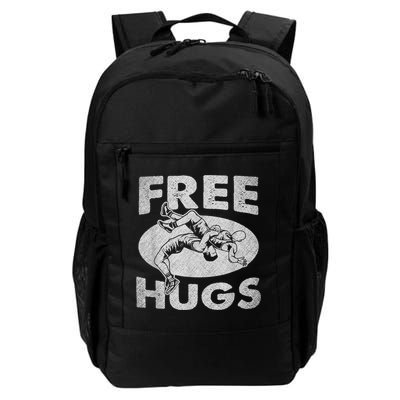Wrestling Funny Free Hugs Wrestling Backpack