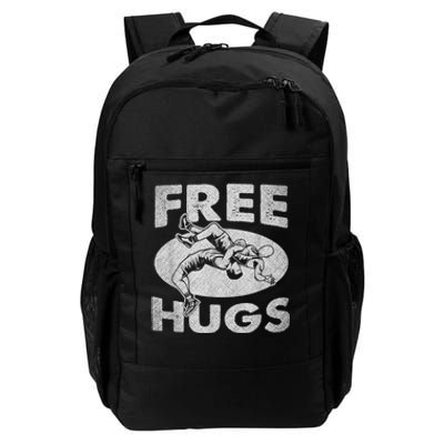 Wrestling Funny Free Hugs Wrestling Daily Commute Backpack