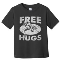 Wrestling Funny Free Hugs Wrestling Toddler T-Shirt