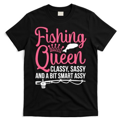 Wo Fishing for Girl Fish Bass Fishing T-Shirt