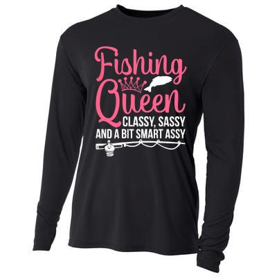 Wo Fishing for Girl Fish Bass Fishing Cooling Performance Long Sleeve Crew