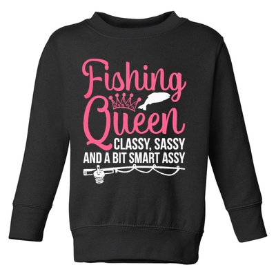 Wo Fishing for Girl Fish Bass Fishing Toddler Sweatshirt