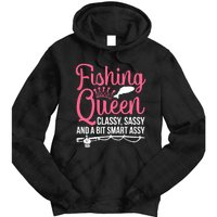 Wo Fishing for Girl Fish Bass Fishing Tie Dye Hoodie