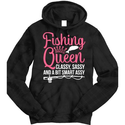 Wo Fishing for Girl Fish Bass Fishing Tie Dye Hoodie