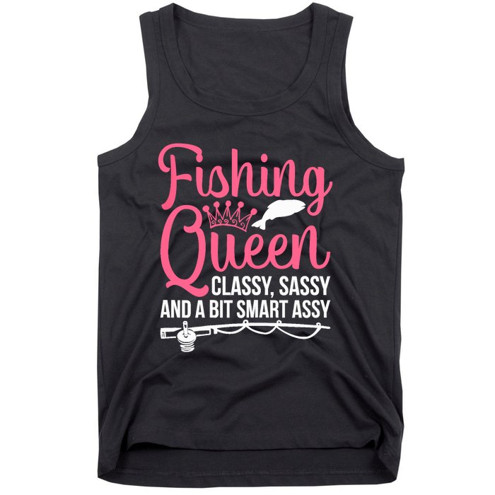 Wo Fishing for Girl Fish Bass Fishing Tank Top