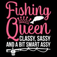 Wo Fishing for Girl Fish Bass Fishing Women's V-Neck T-Shirt
