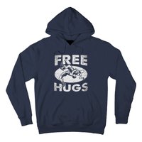 Wrestling Funny Free Hugs Wrestling Hoodie