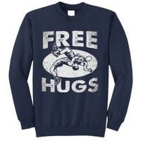 Wrestling Funny Free Hugs Wrestling Sweatshirt