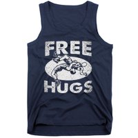 Wrestling Funny Free Hugs Wrestling Tank Top