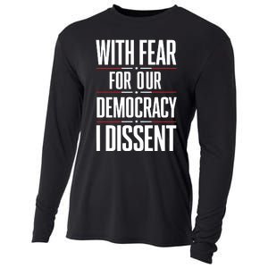 With Fear For Our Democracy I Dissent Cooling Performance Long Sleeve Crew