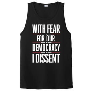 With Fear For Our Democracy I Dissent PosiCharge Competitor Tank