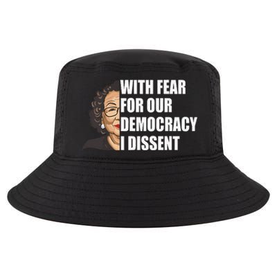 With Fear For Our Democracy I Dissent Justice Sotomayor Cool Comfort Performance Bucket Hat