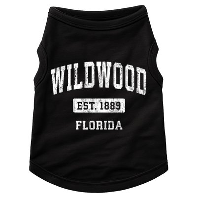 Wildwood Florida Fl Vintage Sports Established Doggie Tank
