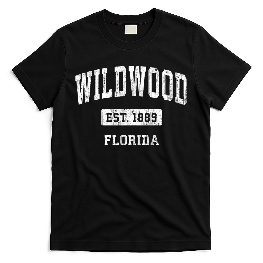 Wildwood Florida Fl Vintage Sports Established T-Shirt