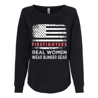 Womens Firefighter Female Fire Fighter Firefighting Mom Funny Gift Womens California Wash Sweatshirt