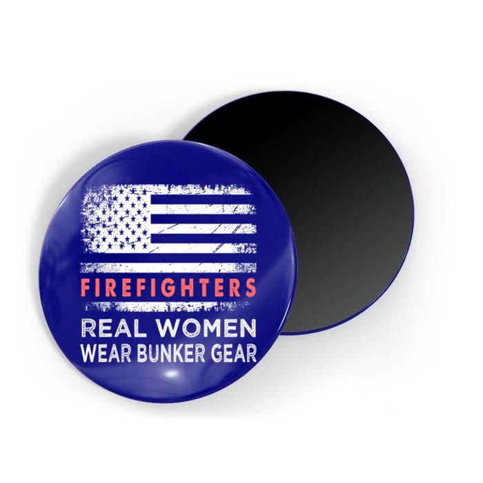 Womens Firefighter Female Fire Fighter Firefighting Mom Funny Gift Magnet