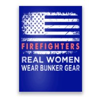 Womens Firefighter Female Fire Fighter Firefighting Mom Funny Gift Poster