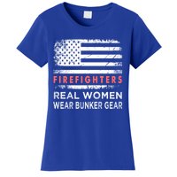 Womens Firefighter Female Fire Fighter Firefighting Mom Funny Gift Women's T-Shirt