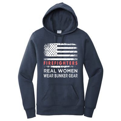 Womens Firefighter Female Fire Fighter Firefighting Mom Funny Gift Women's Pullover Hoodie