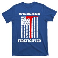 Wildland Firefighter Flag With Pulaski Hooded Gift T-Shirt