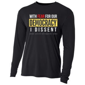 With Fear For Our Democracy Cooling Performance Long Sleeve Crew